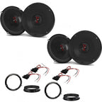 Volkswagen Golf 2008 - 2011 with 2 x JBL Stage3 627 2-Way Front and Rear Door Speakers Fitting Kit