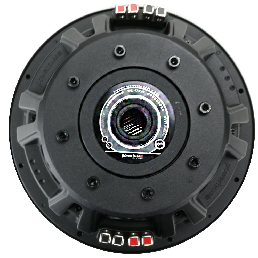 PowerBass 2XL-1040D 10" Dual 4 Ohm Shallow Subwoofer 800 Watts