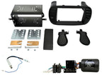 Fiat 500 2007- 2015 Matt Black Double Din Car Stereo Fascia Fitting Kit