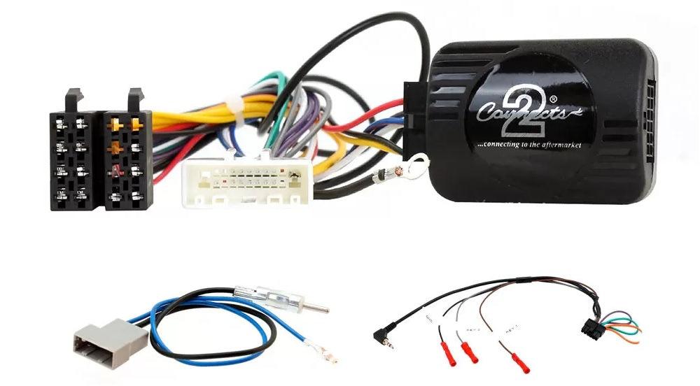 Nissan JUKE 2010 - 2014  Car Stereo Double Din Fitting Kit Fascia, Steering Control Adaptor