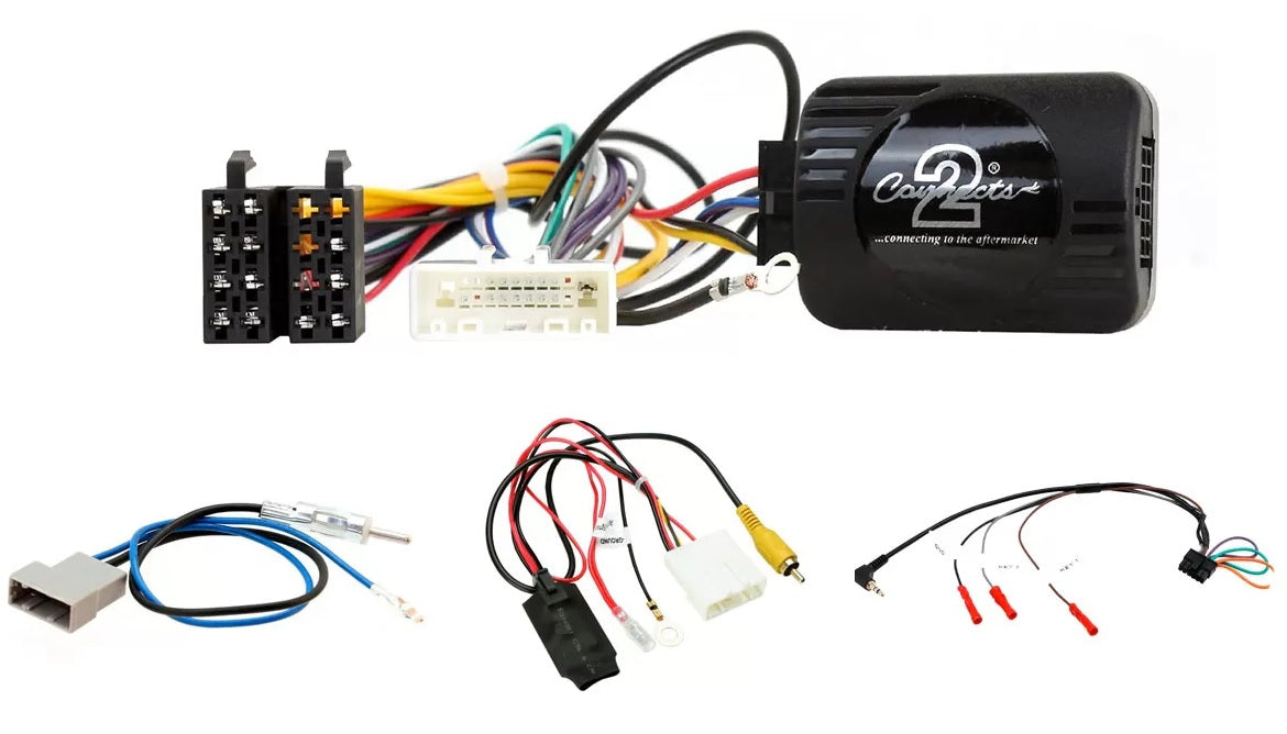 Nissan JUKE 2010-2014  Car Stereo Double Din Fitting Kit, Steering Control AdaptorReverse Camera Retention Interface