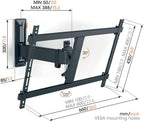 Vogels TVM 3625 TV (40-77") Single Arm Black TV Wall Bracket Black