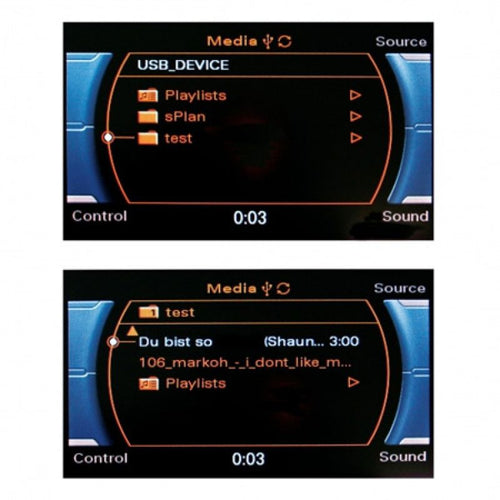 Audi A5 8T AMI Music Interface iPod/ iPhone Retrofit FISCON 36451-1