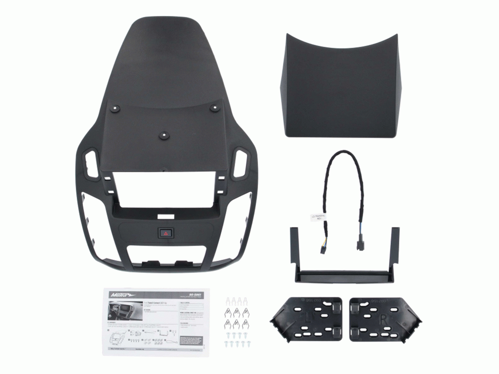 Ford Transit Connect and Tourneo Connect Double Din Stereo Fitting Installation Kit 381114-48-1
