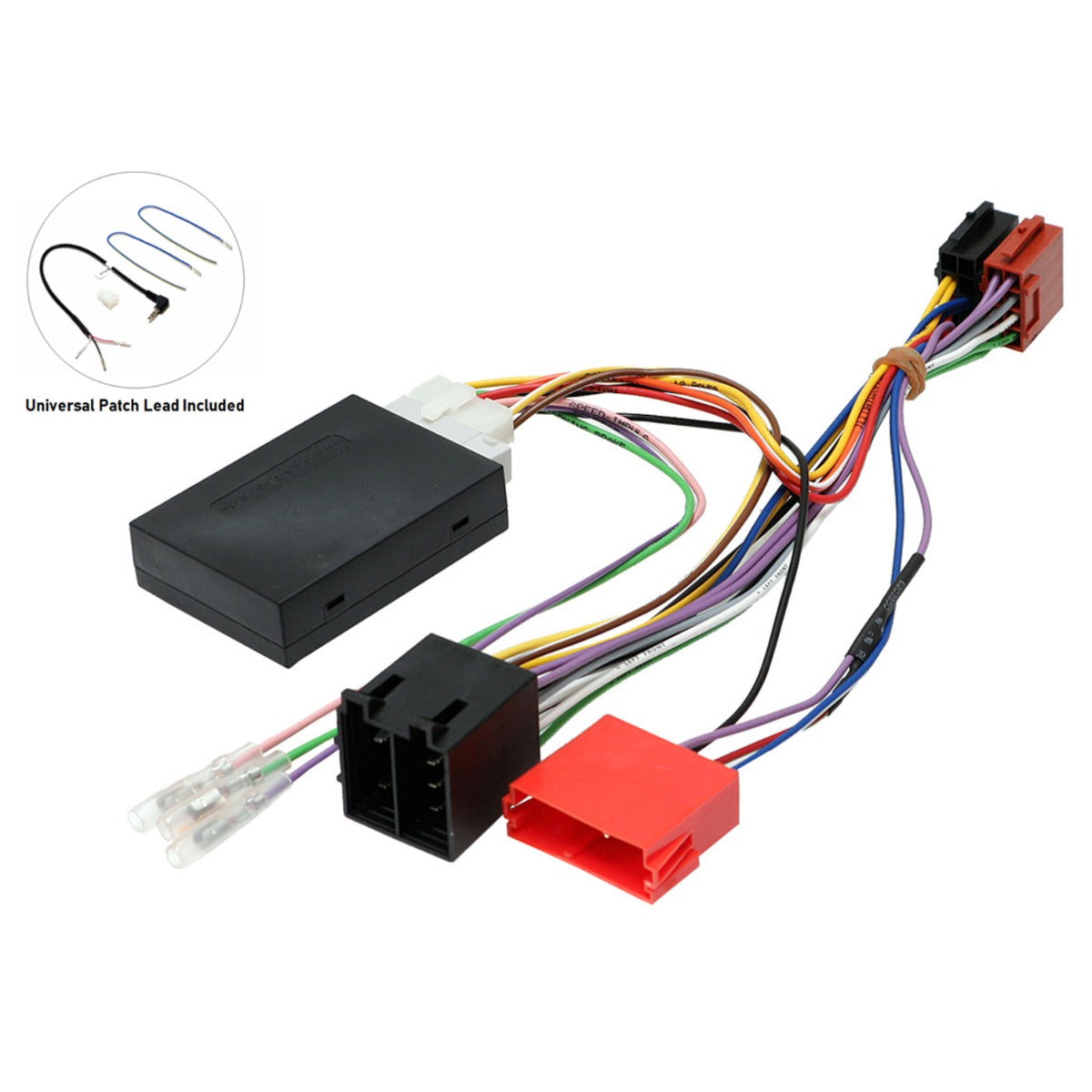 Alfa Romeo, Chrysler, Citroën, Fiat, Ford, IVECO, Lancia, Peugeot, Vauxhall CANbus steering wheel control interface (ISO CONNECTIONS) 39-FIA-01