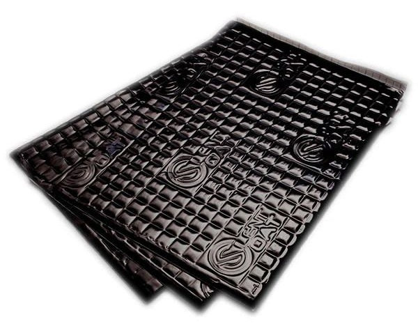 Silent Coat Black 30 Sheet 3MM Sound Deadening Damping Material Matt Bulk Pack
