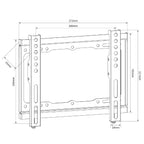 AV Link 129.550UK Tilting Vesa 200X200 17' - 42' Screen TV Wall Bracket