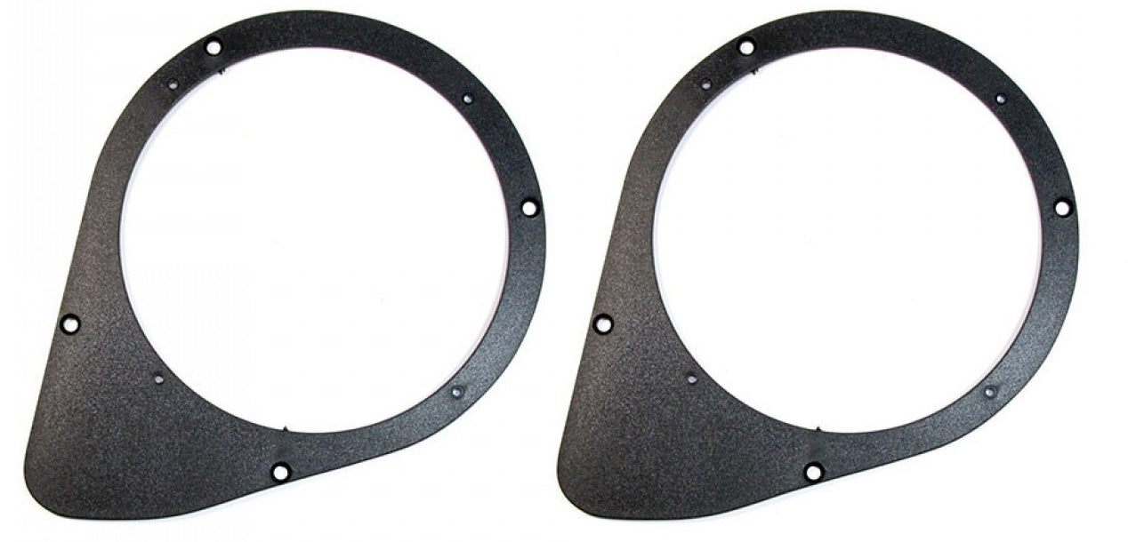 Abarth 500, Chrysler Delta, Fiat 500/Stilo, Lancia 165mm rear side hatch speaker adapter rings/panels 40-0405-165