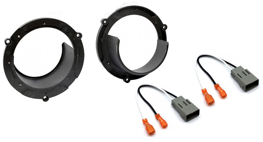 Honda Accord, Mazda 2, 3 130mm front & rear door speaker adapter rings/panels 40-0533-130+ 41-012 Speaker plugs