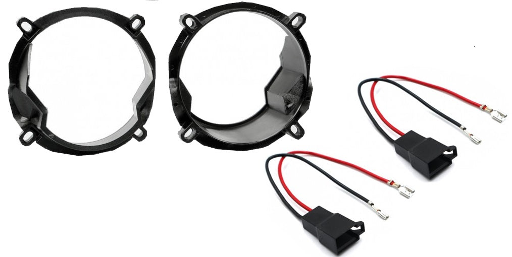 Volvo S40 V40 130mm front door speaker adapter rings/panels 40-1083-130 + 41-005