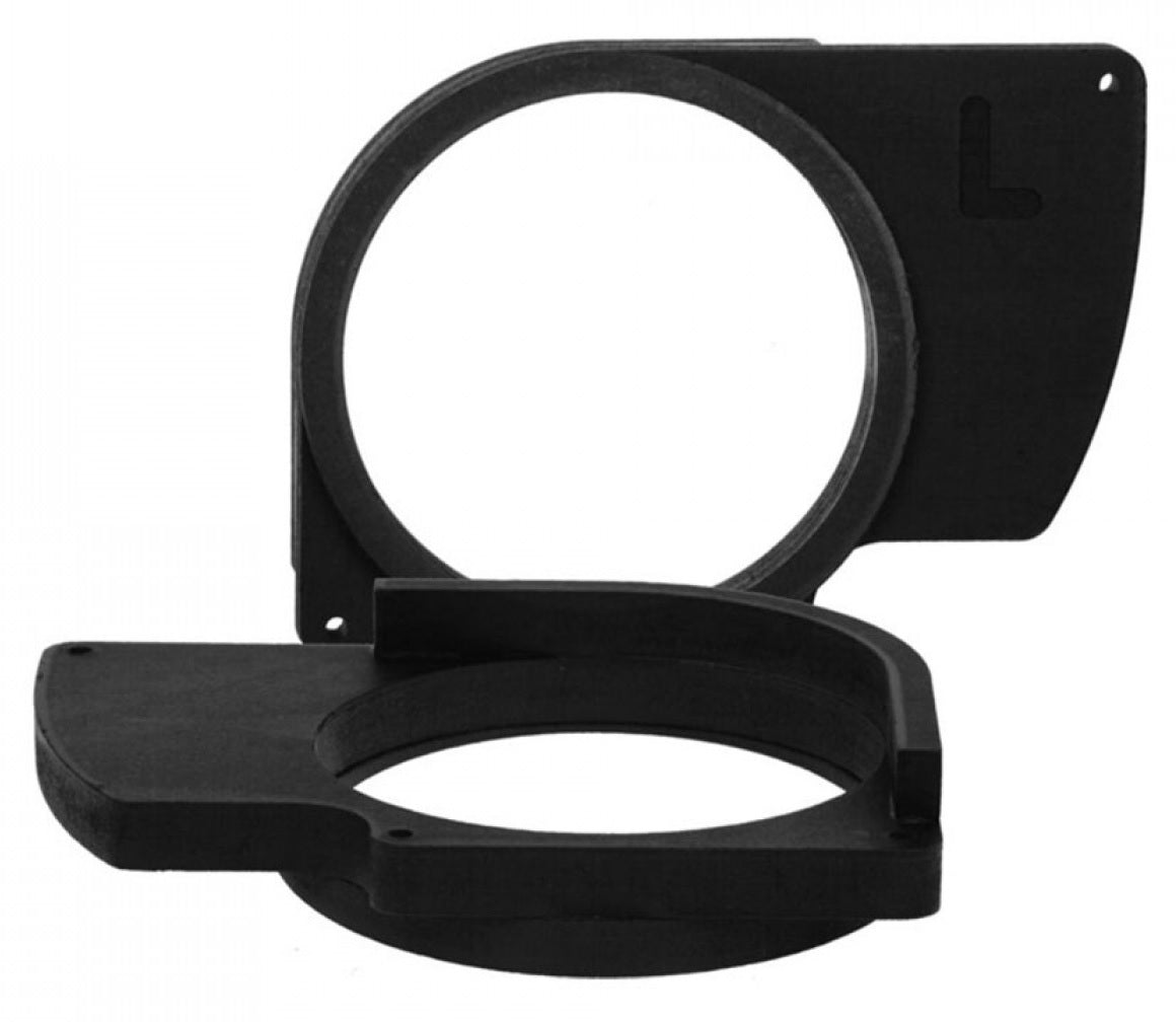 BMW 3 Series (E46) 1999-2006 165mm (6.5 inch) Front door speaker panel adapter rings  (MDF) 40-1343W-165