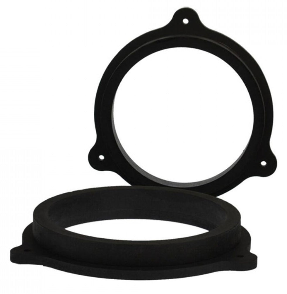 Renault Master 2010-2019 165mm Front door speaker panel adapter rings (MDF) 40-1453W-165