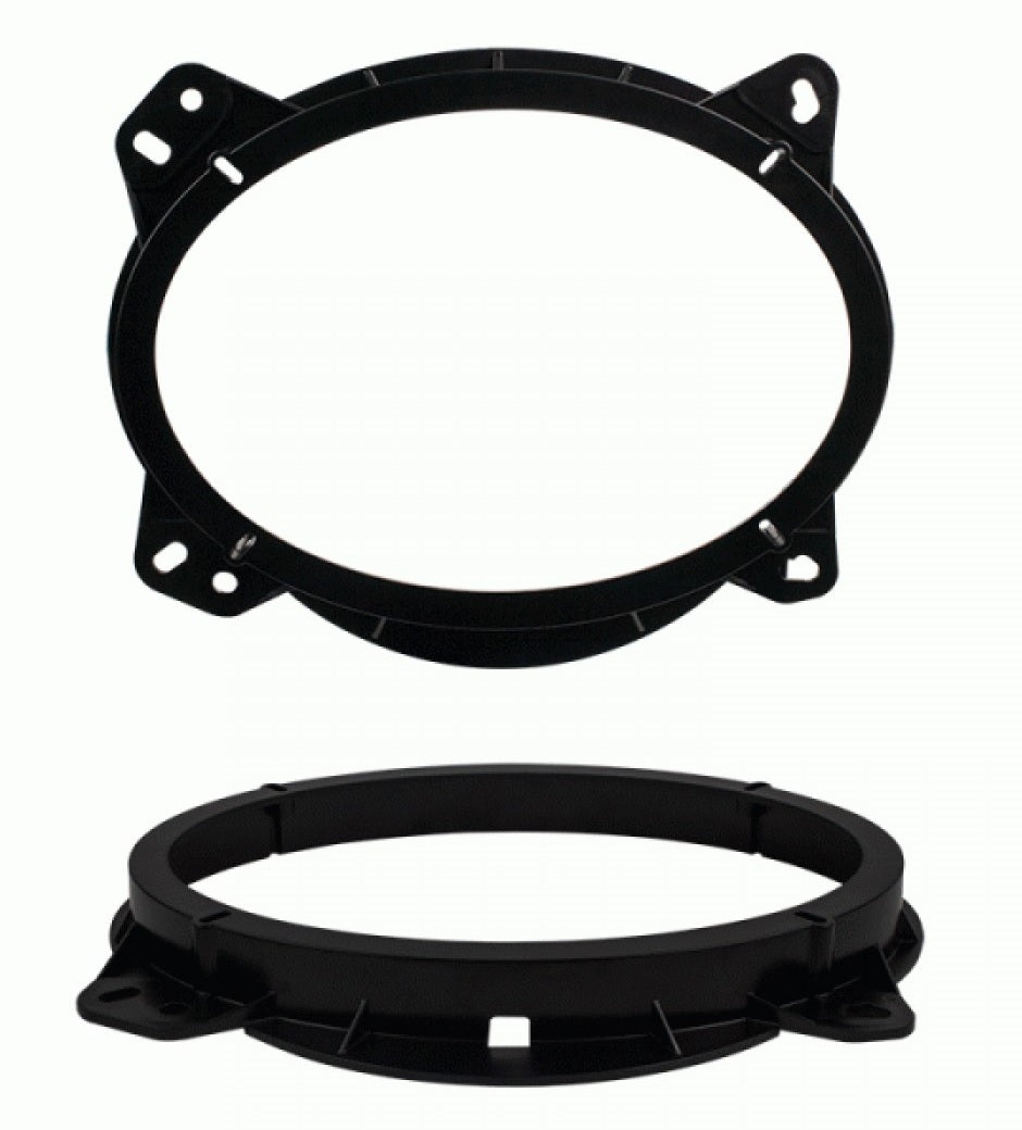 Toyota 4Runner, Avalon, Camry, FJ Cruiser, Highlander, Land Cruiser, Prius, Sequoia, Solara, Tacoma, Tundra, Venza 6x9 inch front door speaker adapter rings/panels  40-1769-6X9