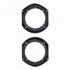 Tesla Model S (front and rear), Model X (front) 130mm front door speaker adapter rings/panels 40-1803-130