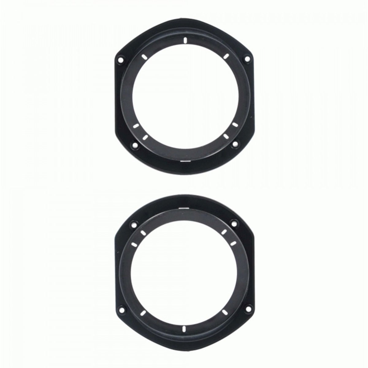 Tesla Model S (front and rear), Model X (front) 130mm front door speaker adapter rings/panels 40-1803-130