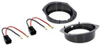 Tesla Model S (front and rear), Model X (front) 130mm front door speaker adapter rings/panels 40-1803-130 + 41-032
