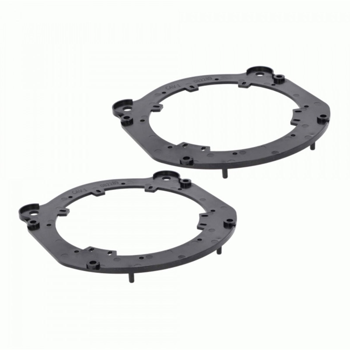 Tesla Model X 2015 onward Rear Door 165mm speaker adapter rings/panels 40-1814-165
