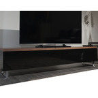 Techlink Panorama 160 DUAL Sided Top (Walnut or Black) all  in One Stand