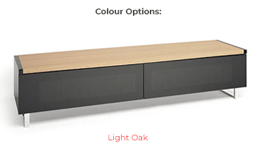 Techlink Panorama 160 DUAL Sided Top ((Light Oak or Grey Oak) all  in One Stand