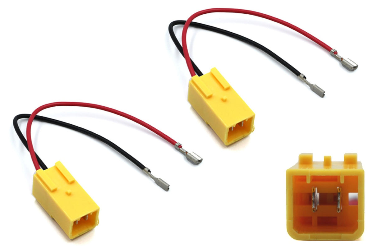 Peugeot 106,205,306,405,406,605, 606, 806 Citroen AX, Xantia, XM, ZX, Evasion, Xsara car audio speaker adapter cable leads (Pair) 41-002