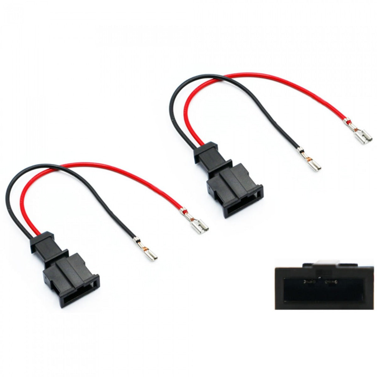 Volkswagen Bora, Crafter, Golf, Jetta, Passat, Scirocco, Tiguan MAN TGE, Tweeter (Female Connector) Adapter Cables Leads (Pair) 41-042