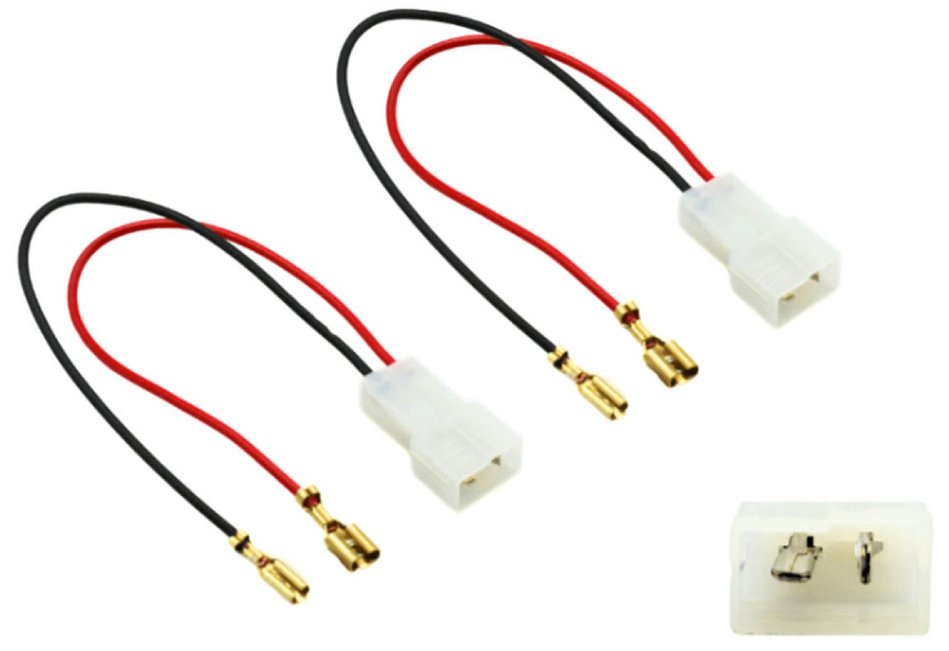 Abarth, Fiat, Vauxhall Car Audio Speaker Adapter Tweeter Cable Leads (Pair) 41-045