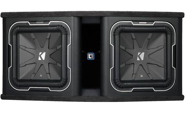 Kicker 41DL7122 Ported Enclosure with Twin  2-ohm 12" Q-Class subwoofers