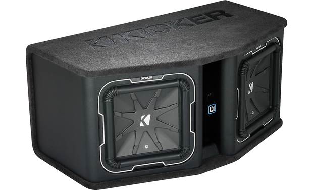 Kicker 41DL7122 Ported Enclosure with Twin  2-ohm 12" Q-Class subwoofers