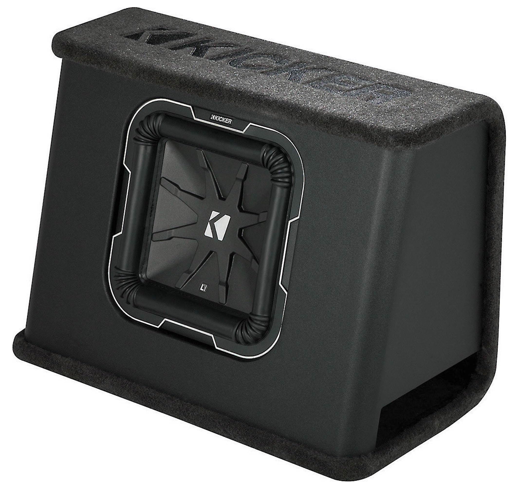 Kicker 41TL7102 Ported Enclosure with  2-ohm 10" Q-Class subwoofers