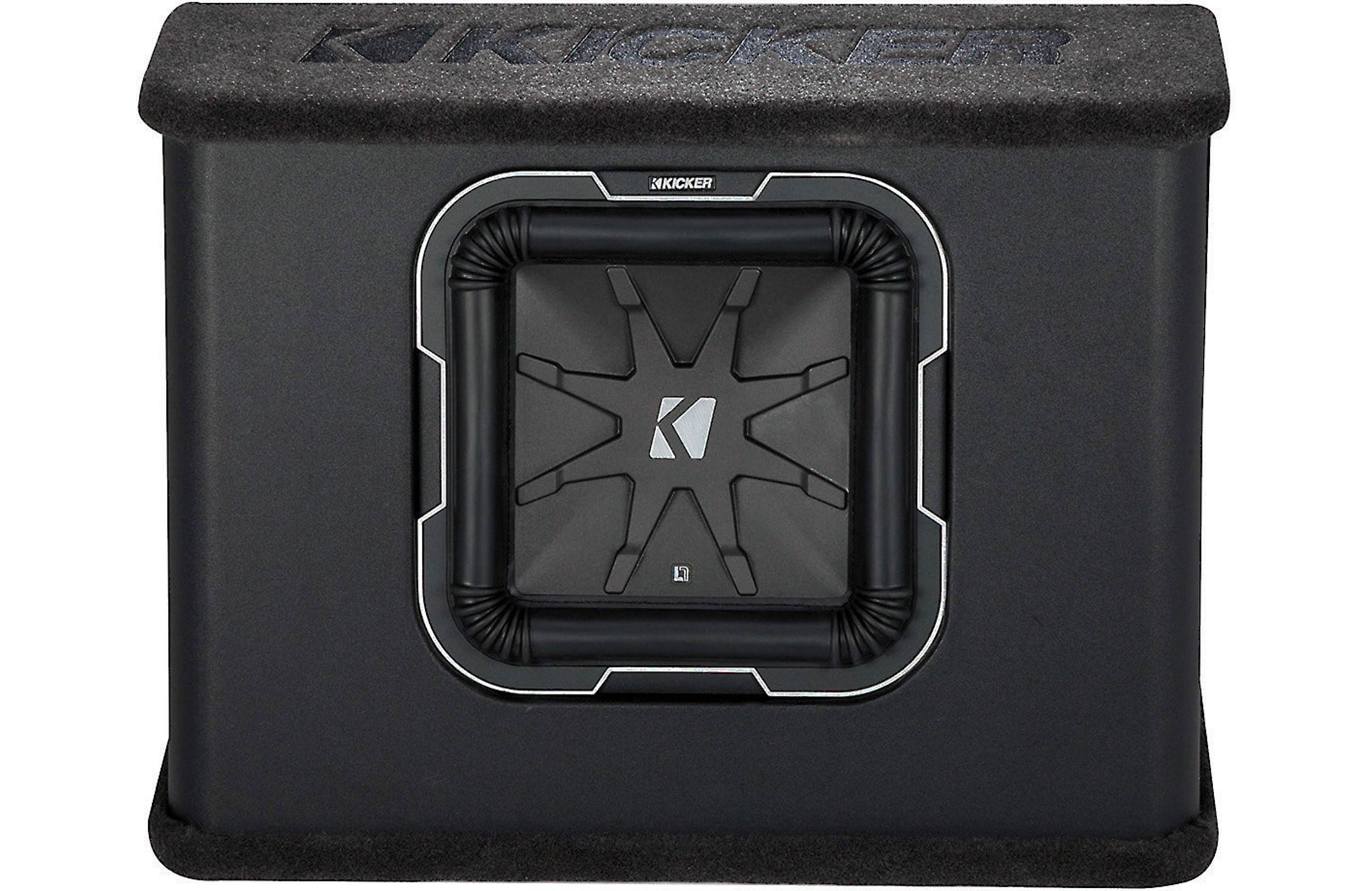 Kicker 41TL7102 Ported Enclosure with  2-ohm 10" Q-Class subwoofers