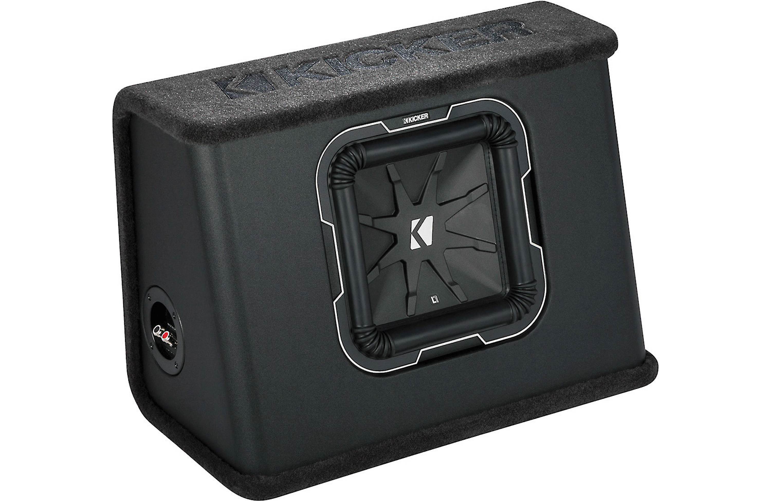 Kicker 41TL7102 Ported Enclosure with  2-ohm 10" Q-Class subwoofers