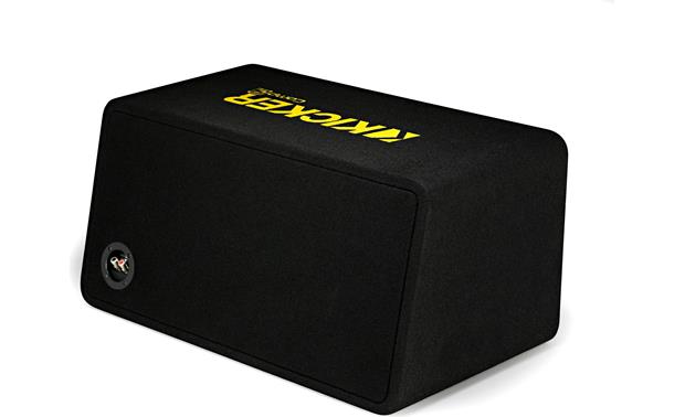 Kicker 44DCWC102 Ported Enclosure with Twin 2-ohm 10" Comp-C subwoofers