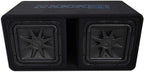 Kicker 44DL7S122 L7 Double 12" Vented 3000W Subwoofer Enclosure