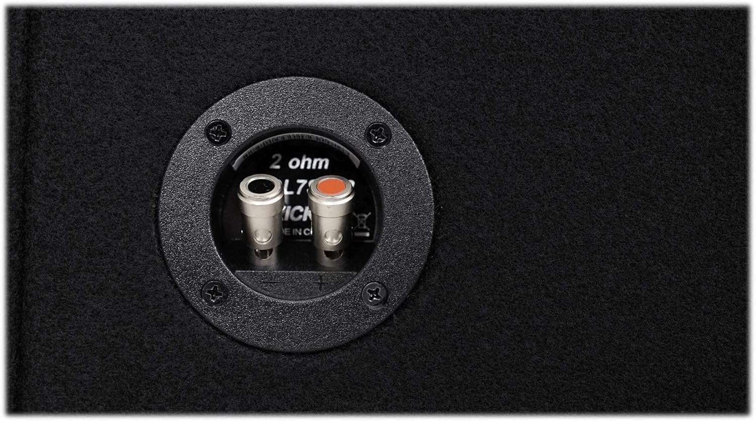 Kicker 44DL7S122 L7 Double 12" Vented 3000W Subwoofer Enclosure