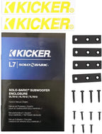 Kicker 44DL7S122 L7 Double 12" Vented 3000W Subwoofer Enclosure