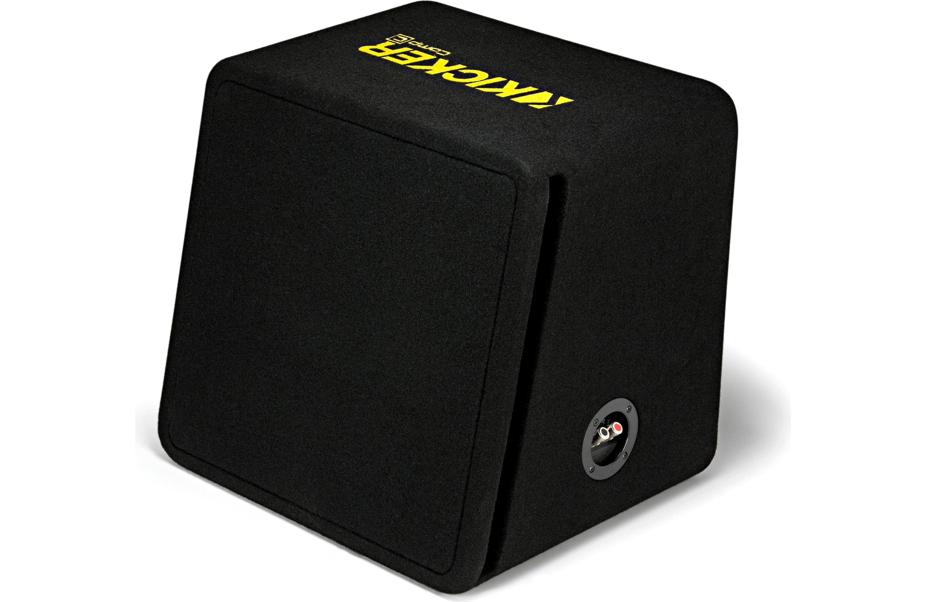 Kicker 50VCWC124 Ported enclosure with one 4-ohm 12" CompC subwoofer