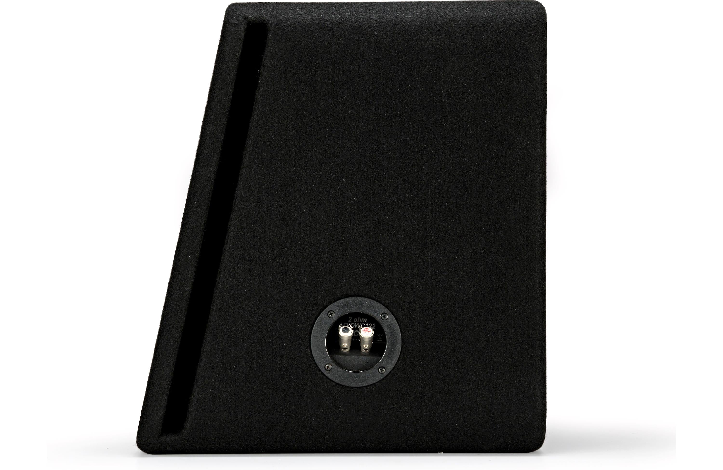 Kicker 50VCWC124 Ported enclosure with one 4-ohm 12" CompC subwoofer