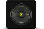 Kicker 50VCWC124 Ported enclosure with one 4-ohm 12" CompC subwoofer