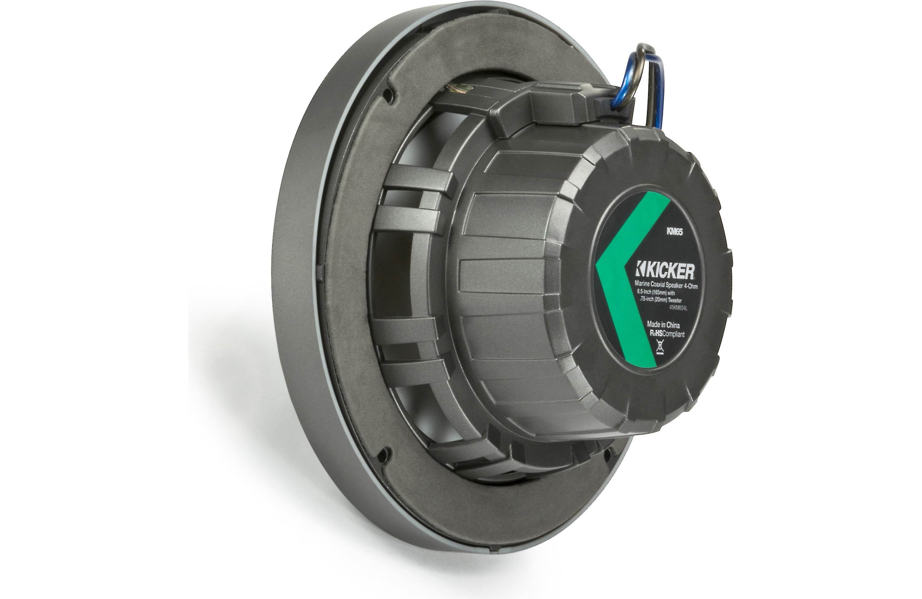 Kicker 45KM654 16.5cm 2-way Flush Mount Coaxial Marine Speakers