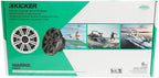 Kicker 45KM654 16.5cm 2-way Flush Mount Coaxial Marine Speakers