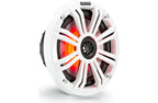 Kicker 45KM84L 20cm 2-way Flush Mount Coaxial Marine Speakers with LED lighting