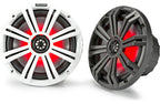 Kicker 45KM84L 8 inch Marine Coaxil Speakers with RGBW LED Lighting