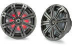 Kicker 45KM84L 8 inch Marine Coaxil Speakers with RGBW LED Lighting