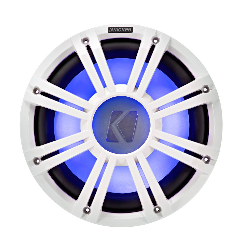 Kicker KMG10W 10" Grille for Kicker KM10 and KMF10 Subwoofers w/ Built-In LEDs
