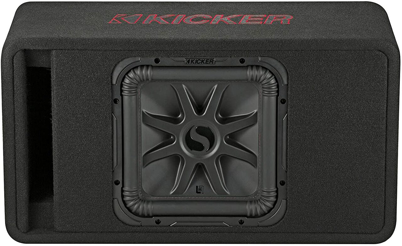 Kicker Solo-Baric 45VL7R102 1200W Max L7R Single 10" Vented Subwoofer Enclosure
