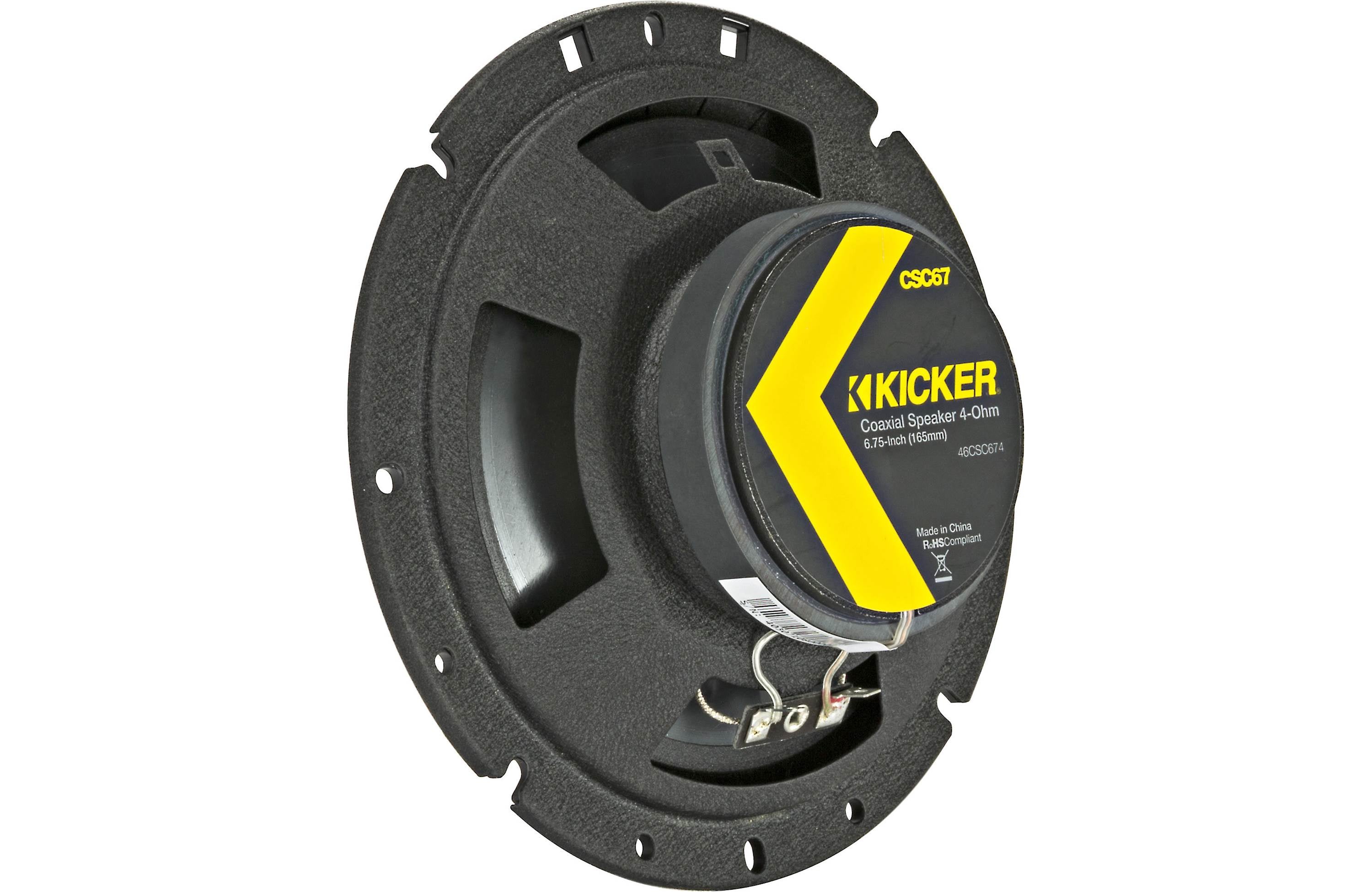 Kicker 46CSC654 6-1/2" 2-Way CS-Series Coaxial Car Speakers CSC654