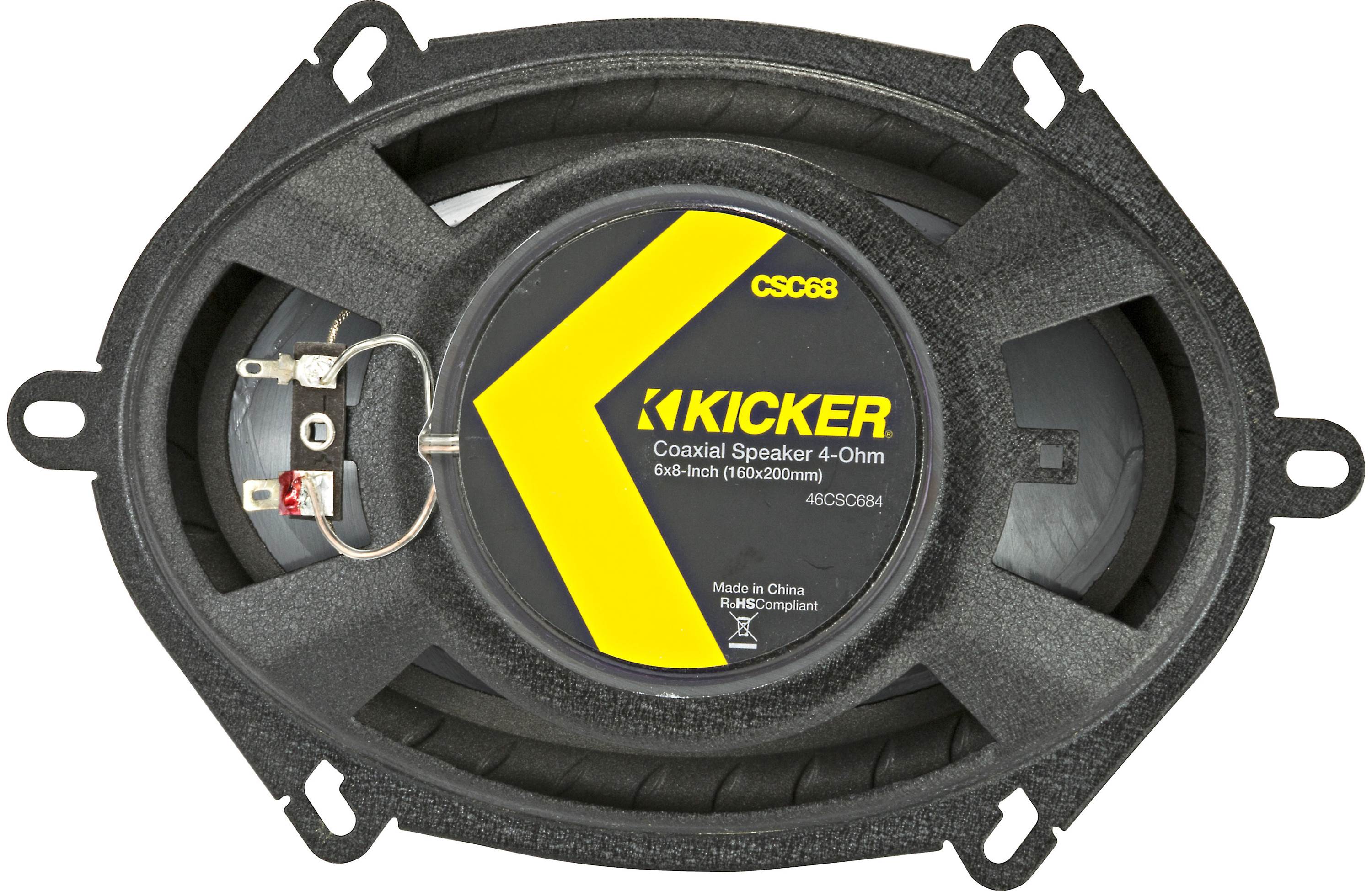 Kicker 46CSC684 CS Series 6"x8" 2-way car speakers CSC68