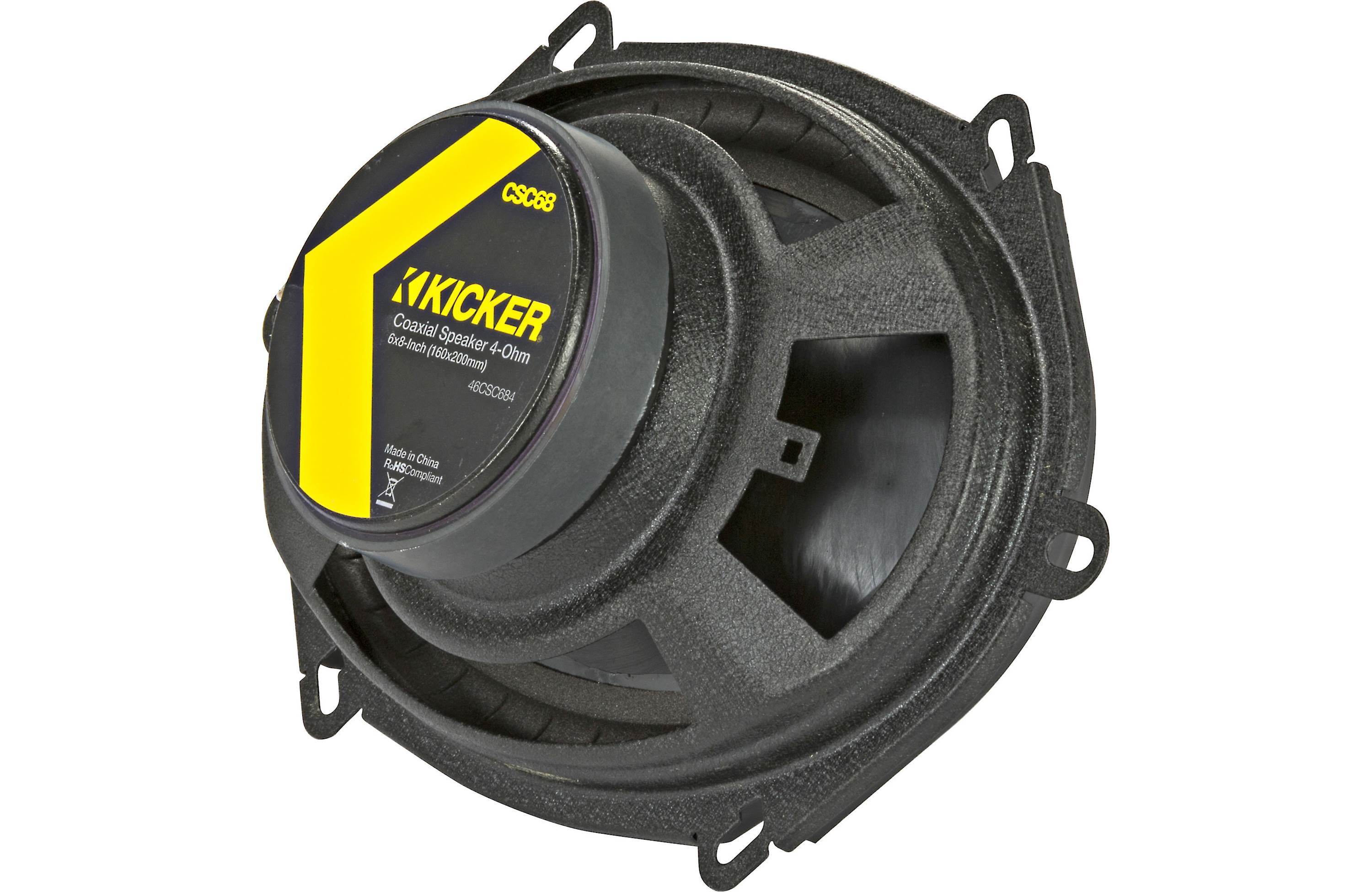 Kicker 46CSC684 CS Series 6"x8" 2-way car speakers CSC68