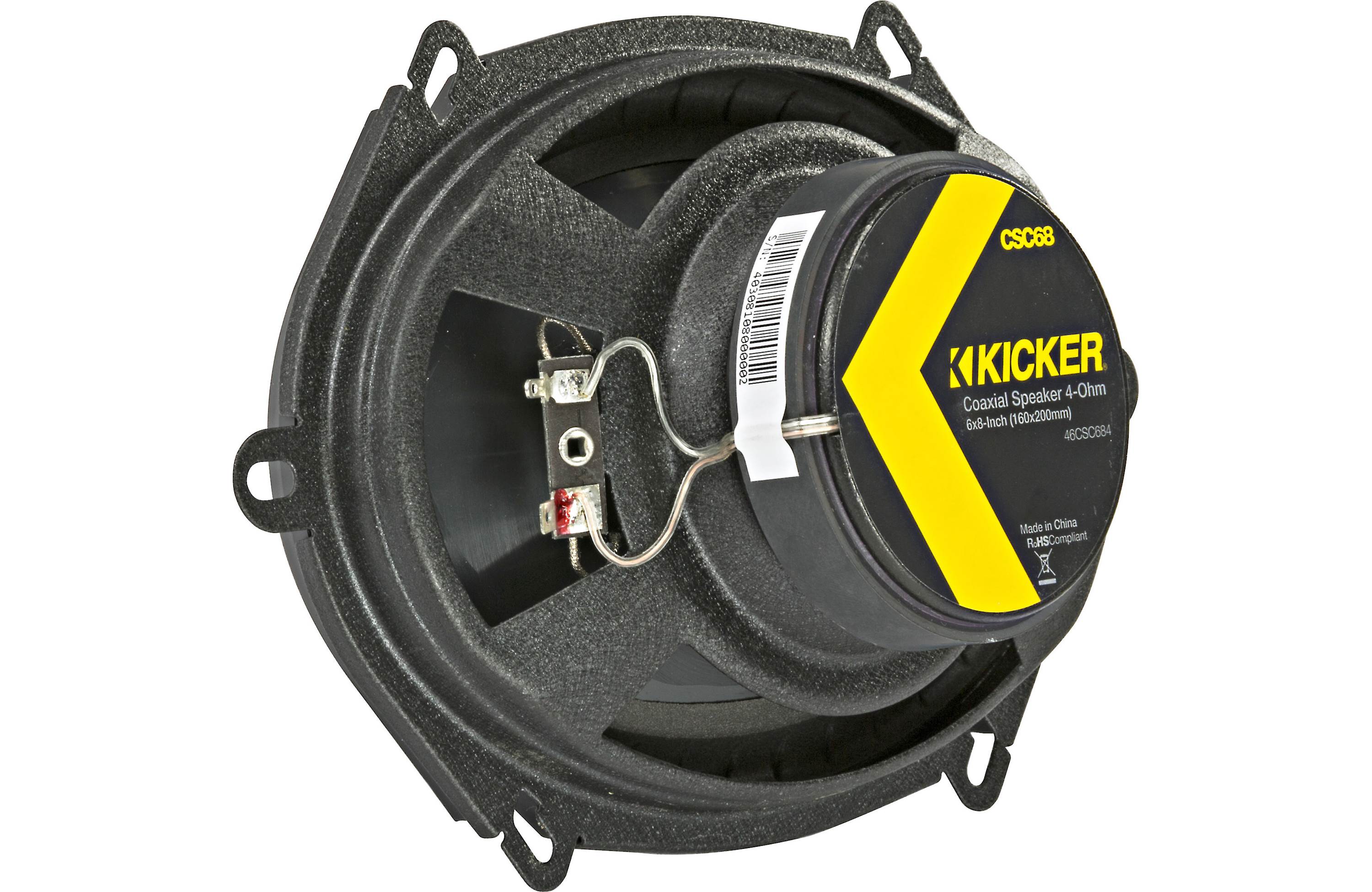 Kicker 46CSC684 CS Series 6"x8" 2-way car speakers CSC68
