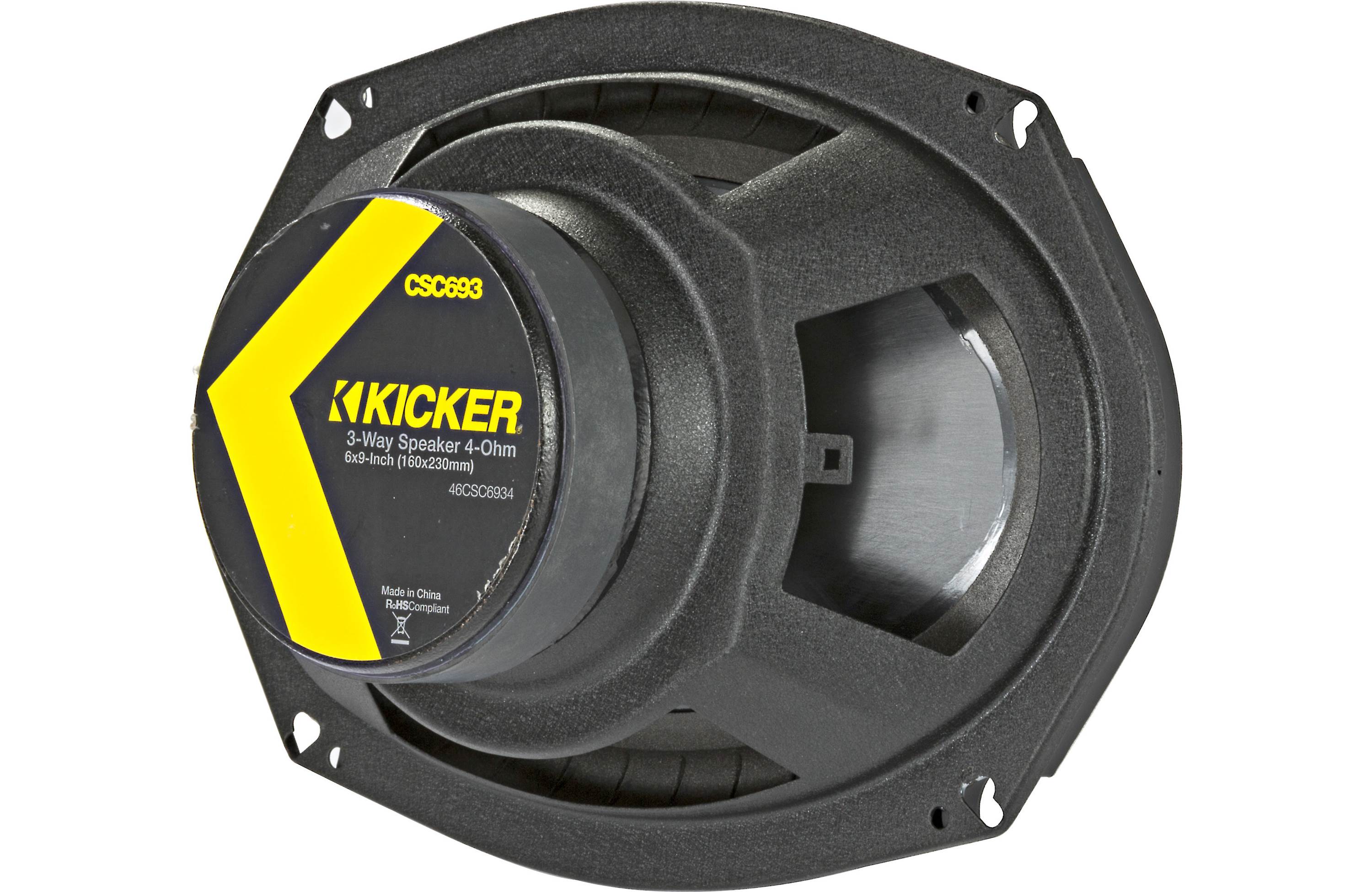 Kicker 46CSC6934 6 x 9" 3-Way CS-Series Coaxial Car Speakers CSC6934
